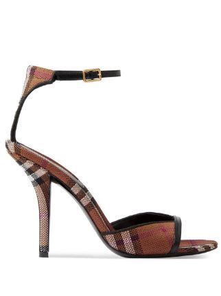 stilettos burberry|burberry check high heels.